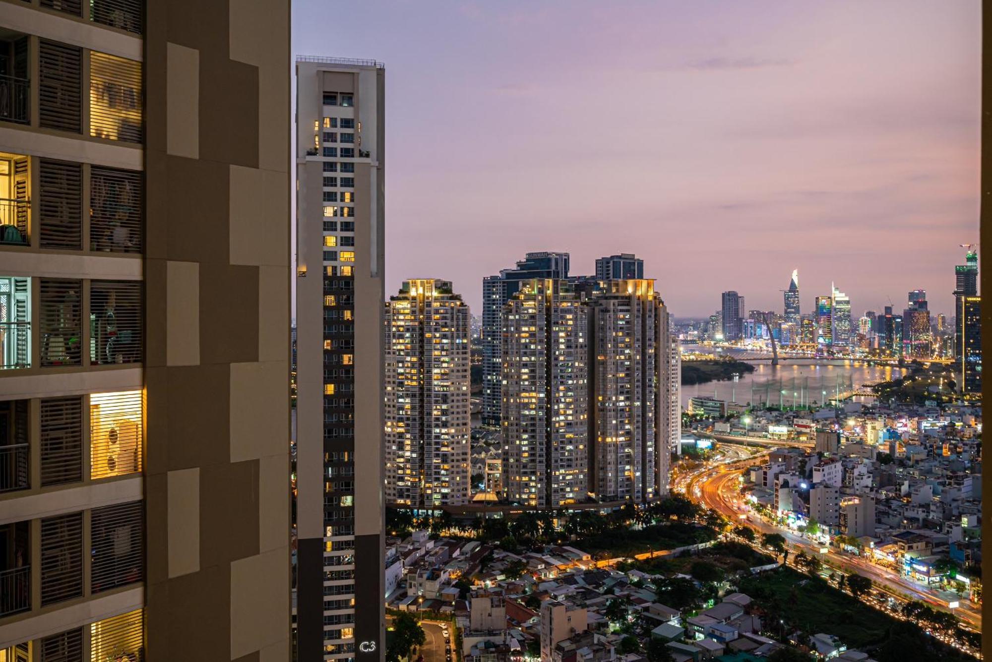 Luxury Apartment At Vinhomes Central Park Ho Či Minovo Město Exteriér fotografie