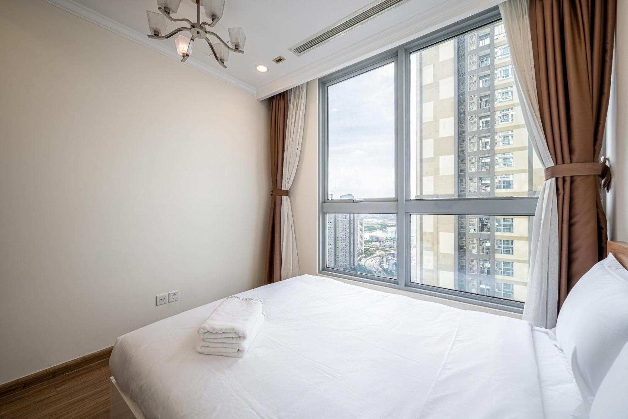 Luxury Apartment At Vinhomes Central Park Ho Či Minovo Město Exteriér fotografie