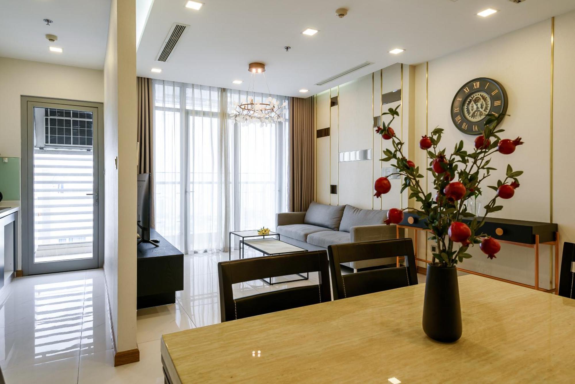 Luxury Apartment At Vinhomes Central Park Ho Či Minovo Město Exteriér fotografie