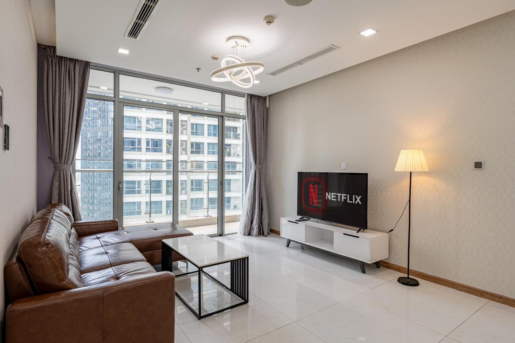 Luxury Apartment At Vinhomes Central Park Ho Či Minovo Město Exteriér fotografie