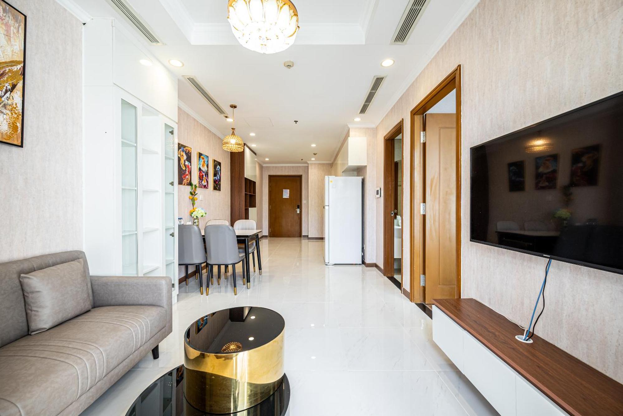 Luxury Apartment At Vinhomes Central Park Ho Či Minovo Město Exteriér fotografie