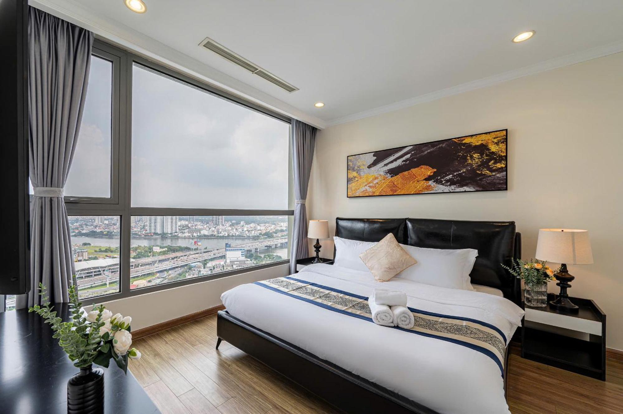 Luxury Apartment At Vinhomes Central Park Ho Či Minovo Město Exteriér fotografie