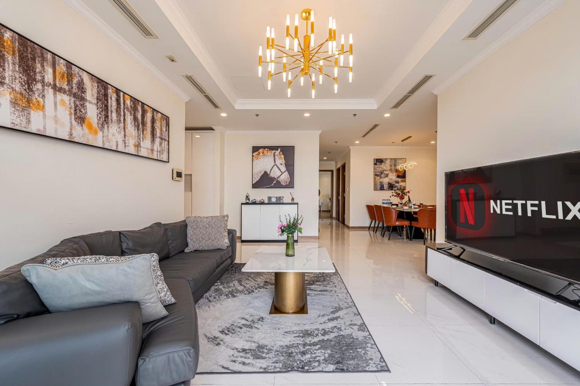 Luxury Apartment At Vinhomes Central Park Ho Či Minovo Město Exteriér fotografie