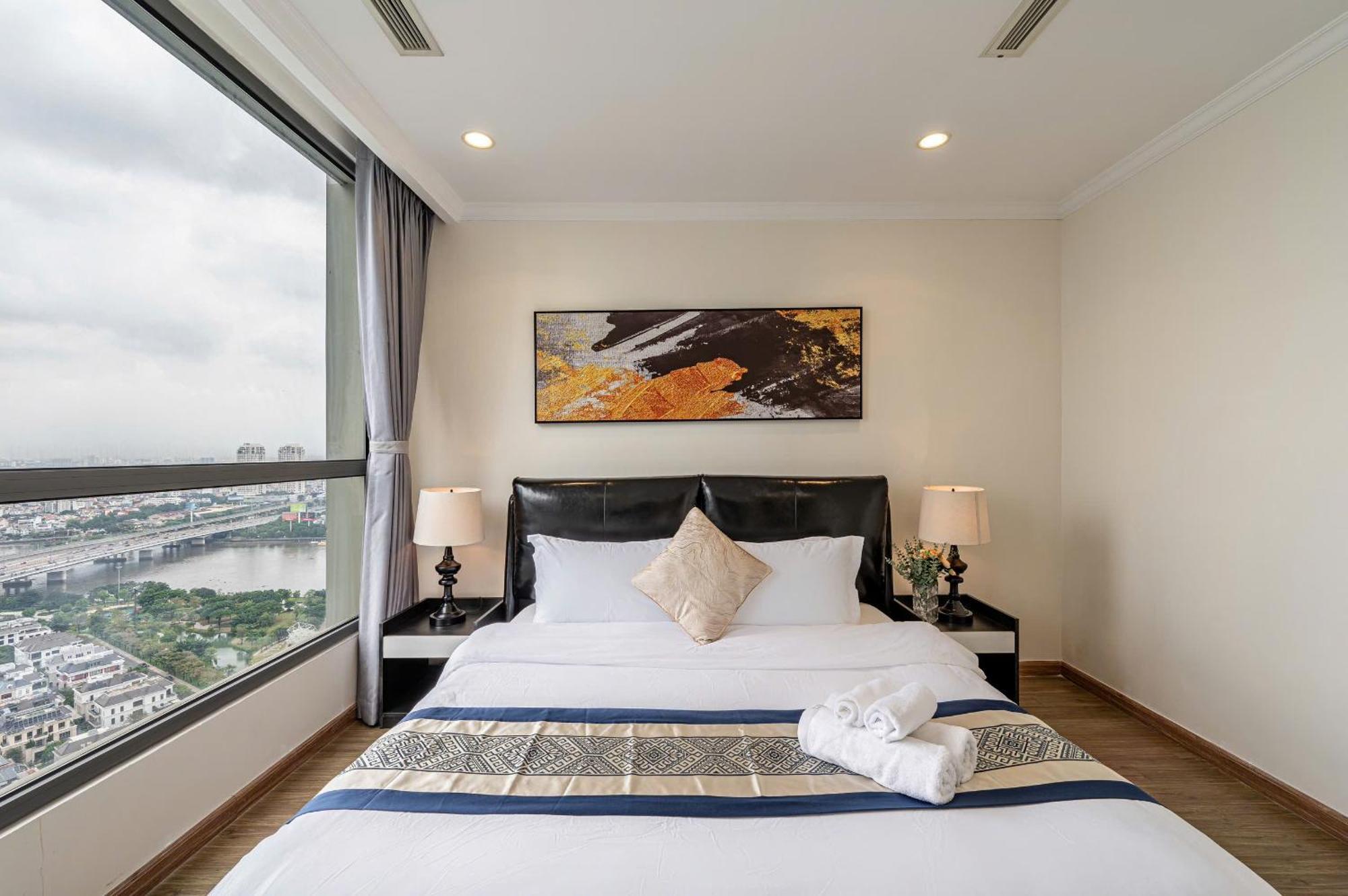 Luxury Apartment At Vinhomes Central Park Ho Či Minovo Město Exteriér fotografie